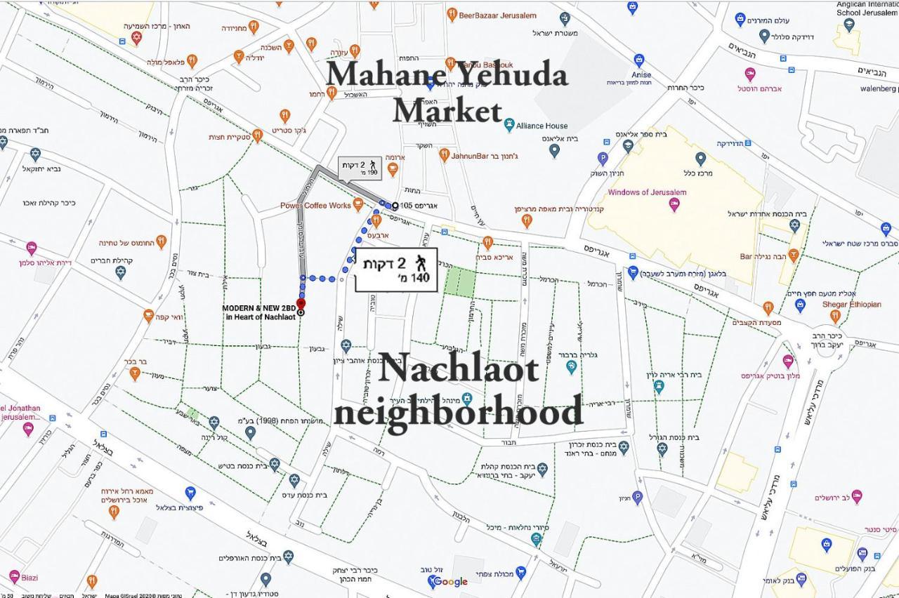 Modern Home In The Heart Of Nachlaot Jerusalem Ngoại thất bức ảnh